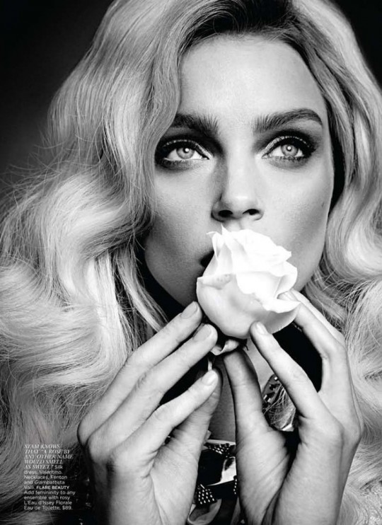 The gorgeous Jessica Stam by Max Abadian for FLARE